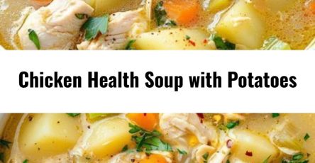 Comforting Chicken Health Soup with Potatoes