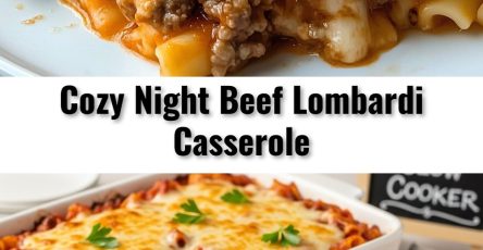 Cozy Night Beef Lombardi Casserole