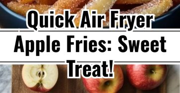 Crispy Air Fryer Apple Fries