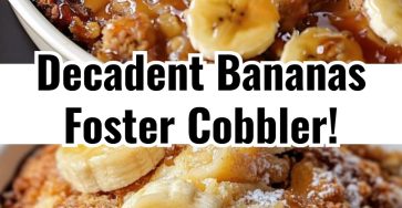 Delightful Bananas Foster Cobbler