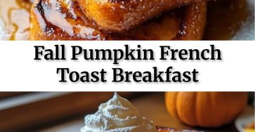 Fall Pumpkin French Toast Breakfast