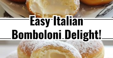 Italian Custard Bomboloni