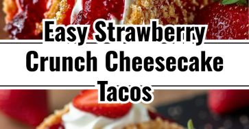 Strawberry Crunch Cheesecake Tacos