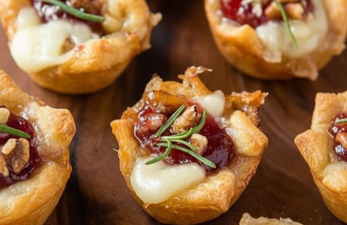 Cranberry Brie Bites