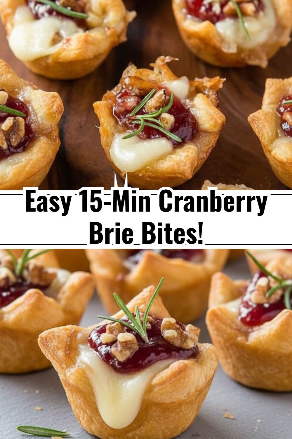 Cranberry Brie Bites
