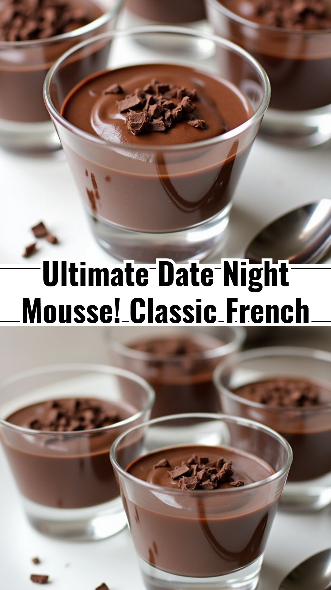 Decadent French Chocolate Mousse Easy Date Night Dessert