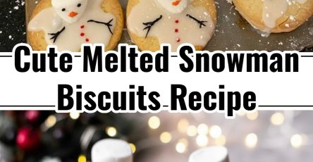 Delicious Easy Christmas Melted Snowman Biscuits Fun