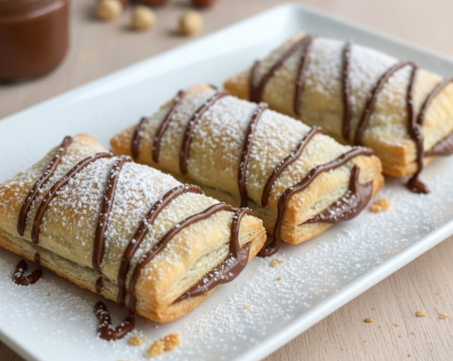 Delicious Easy Air Fryer Nutella Toast Pies