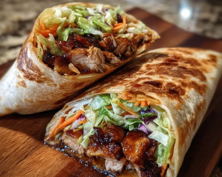 Delicious Easy Crispy Chicken Bacon Ranch Wrap