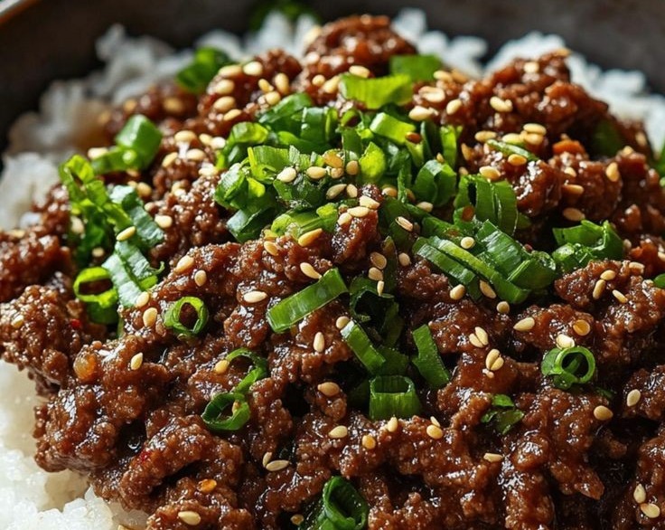 Delicious Easy Korean Ground Beef Bowl