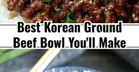 Delicious Easy Korean Ground Beef Bowl