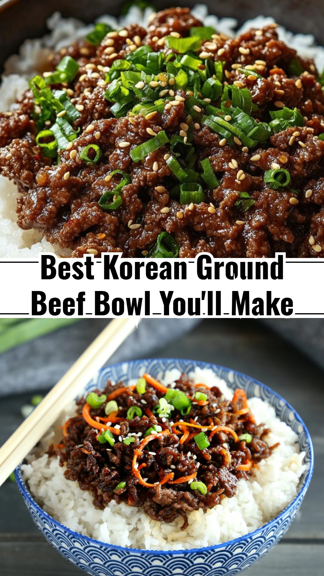 Delicious Easy Korean Ground Beef Bowl