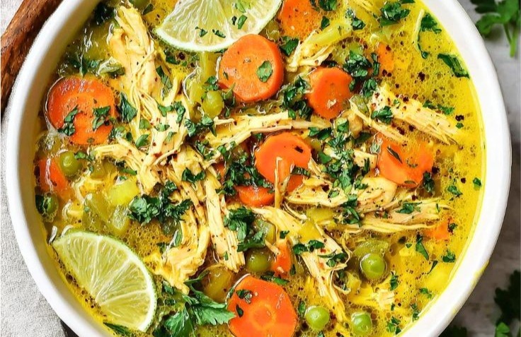 Deliciously Easy Anti-Inflammatory Turmeric Chicken Soup