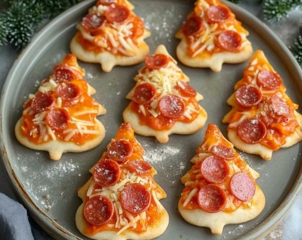 Easy Christmas Tree Pizza: Fun Kids Dinner & Party Appetizer overview