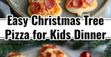 Easy Christmas Tree Pizza: Fun Kids Dinner & Party Appetizer