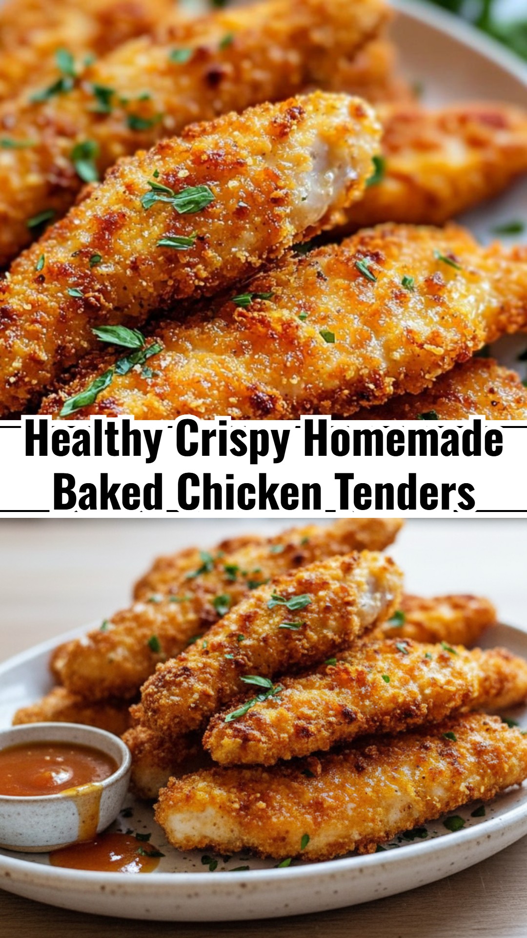 Easy Crispy Baked Chicken Tenders Family Dinner