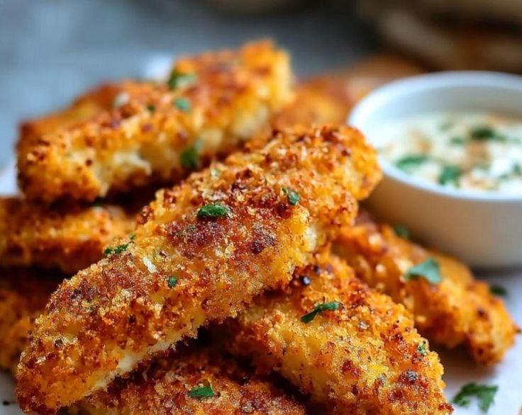 Easy Crispy Baked Chicken Tenders for Dinner