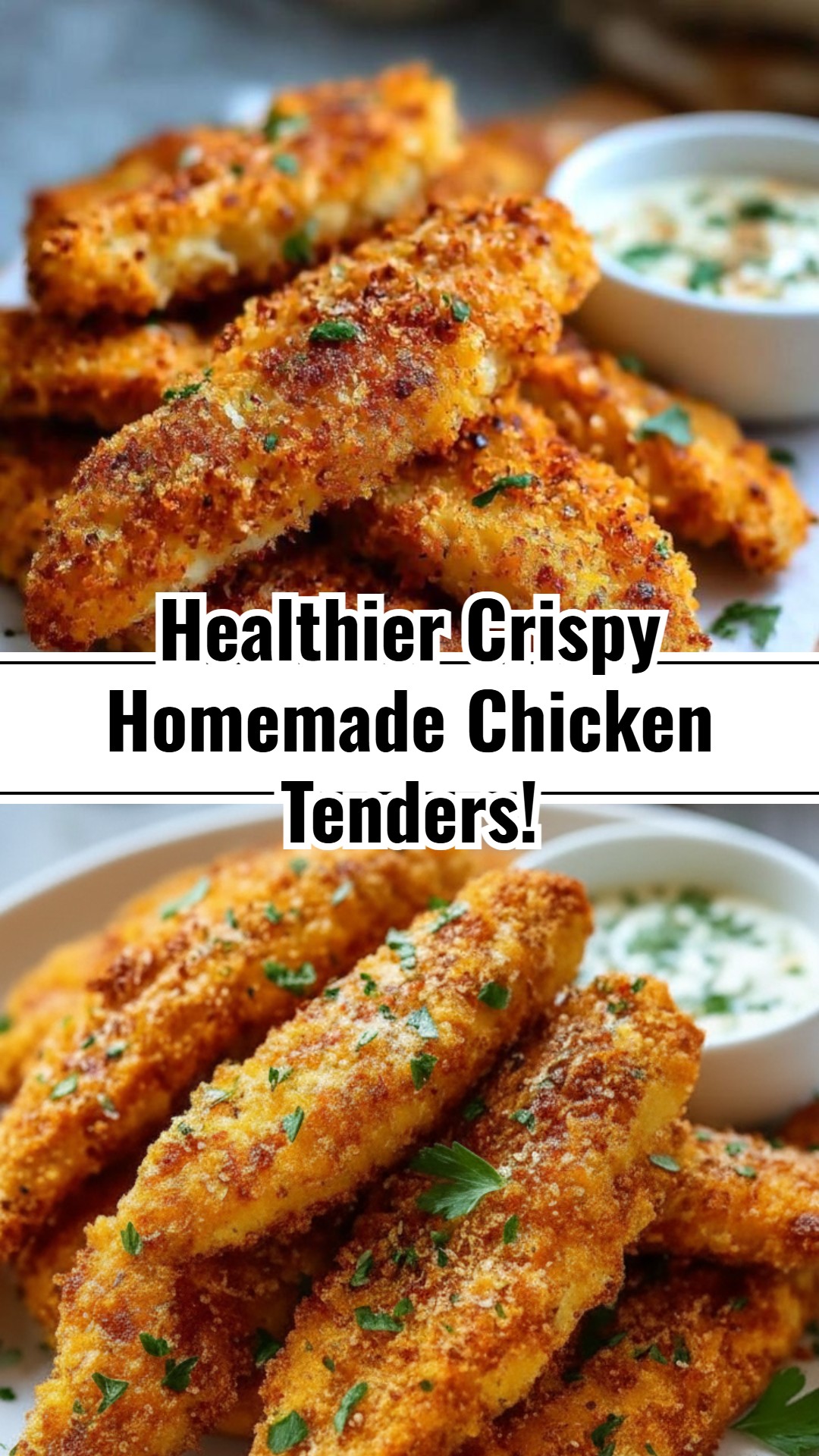 Easy Crispy Baked Chicken Tenders for Dinner