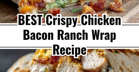 Easy Crispy Chicken Bacon Ranch Wraps