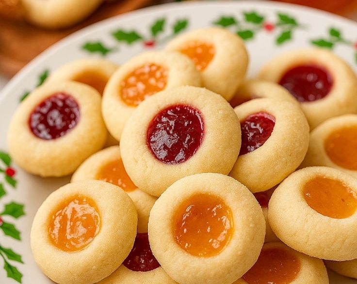 Easy Holiday Thumbprint Cookies No Nuts