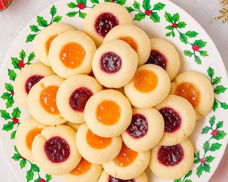 Easy Holiday Thumbprint Cookies No Nuts