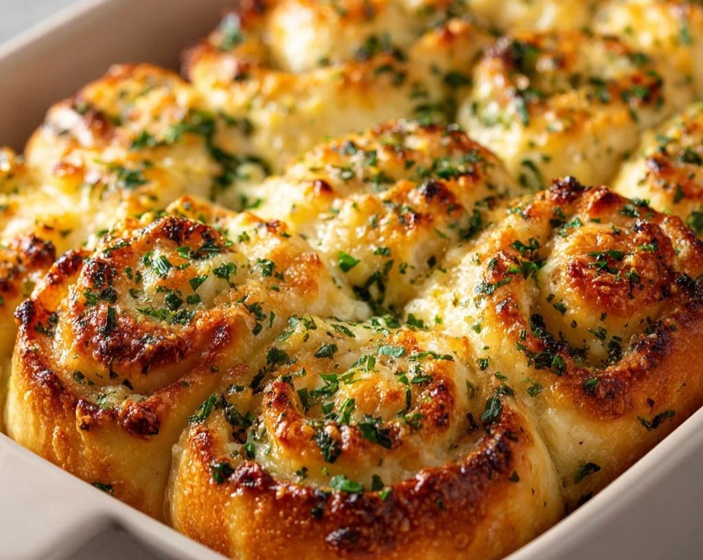 Easy Homemade Garlic Butter Dinner Rolls