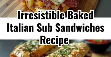 Irresistible Baked Italian Sub Sandwiches Recipe
