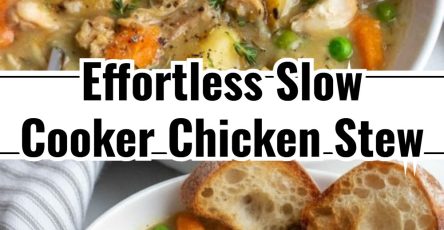 Slow Cooker Chicken Stew Recipe