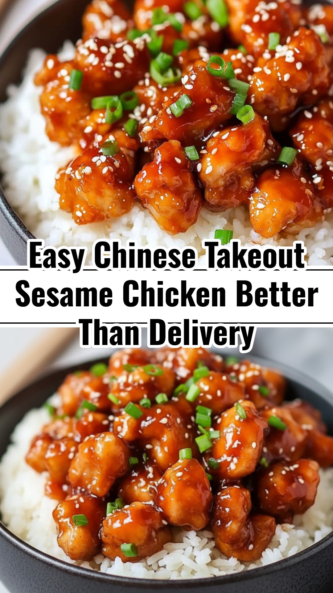 Chinese Takeout Sesame Chicken Recipe Easy Late Dinner Ideas