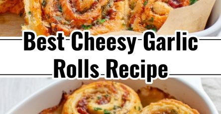 Delicious Cheesy Garlic Rolls Homemade Easy Baked