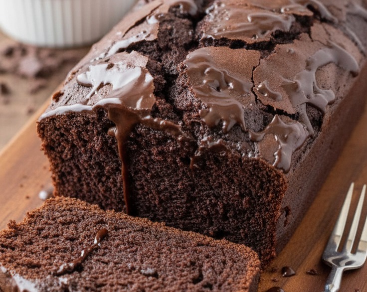 Delicious Easy Hot Fudge Brownie Bread: Quick Chocolate Lover's Dessert serving