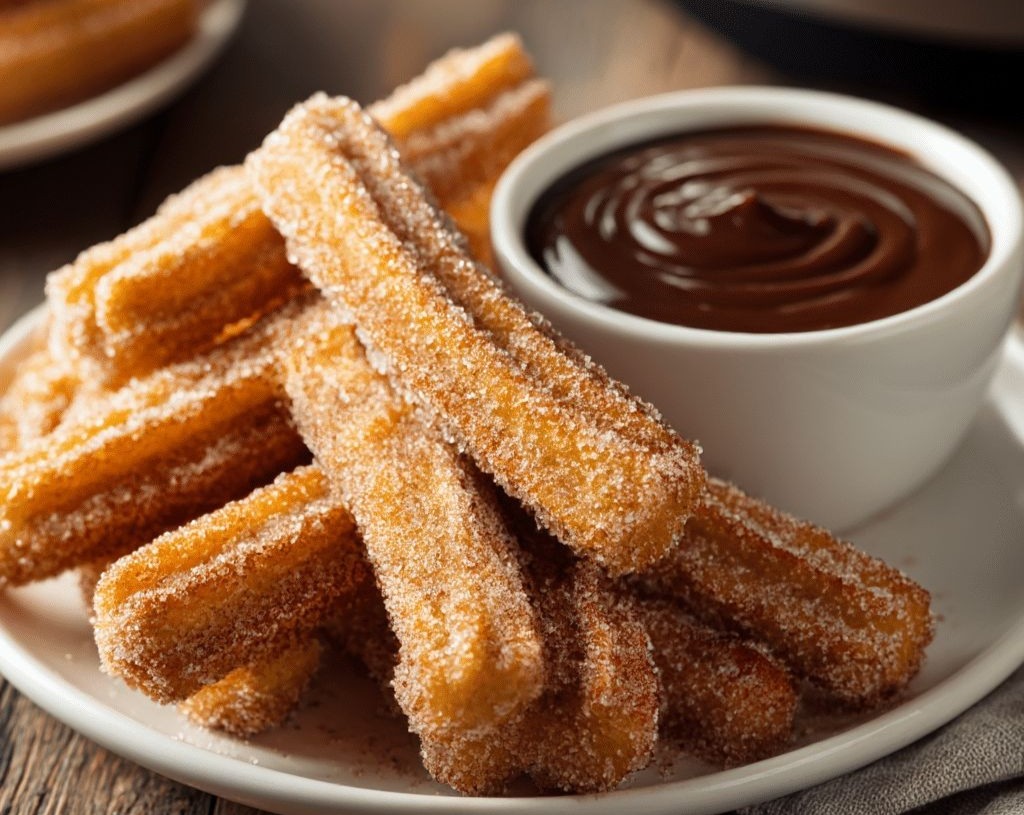 Easy Air Fryer Light Churros: Quick Homemade Movie Night Dessert overview