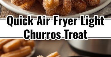 Easy Air Fryer Light Churros: Quick Homemade Movie Night Dessert