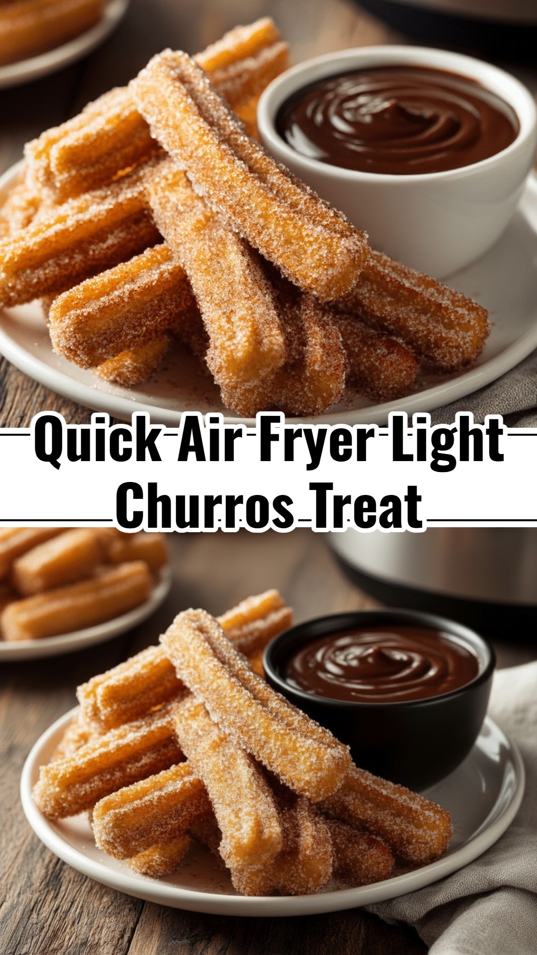 Easy Air Fryer Light Churros: Quick Homemade Movie Night Dessert