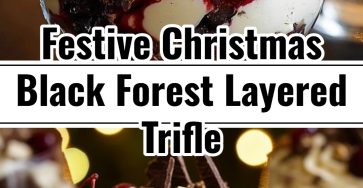 Easy Christmas Black Forest Trifle Best Holiday Layered Dessert