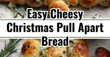 Easy Christmas Cheese Pull Apart Bread Tree Appetizer