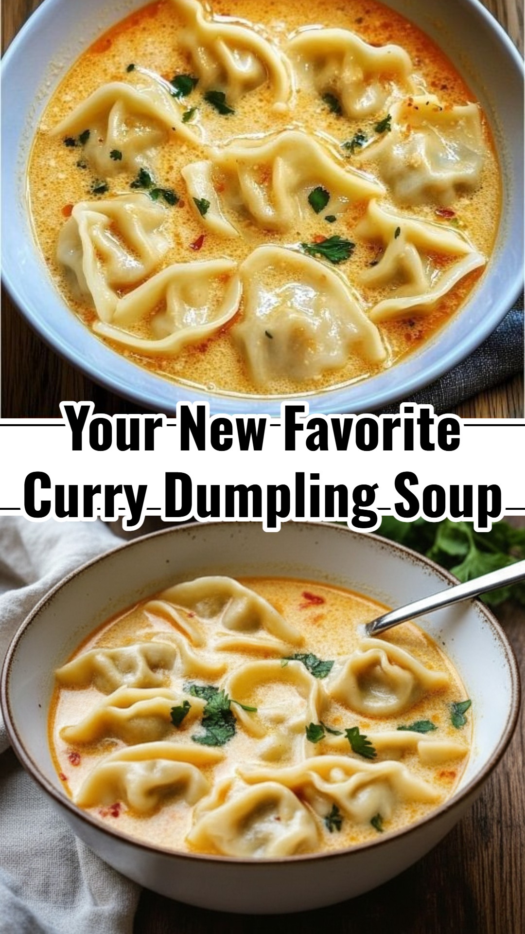 Easy Creamy Curry Dumpling Soup for Healthy Family Dinners