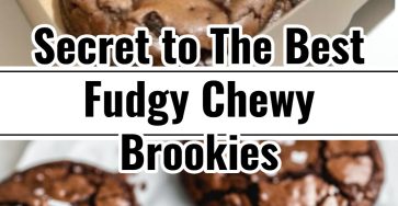 Easy Fudgy Chewy Chocolate Brookies The Best Brownie Cookies