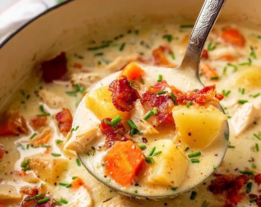 Easy Healthy Chicken Pot Pie Soup Delicious Pot Recipe overview