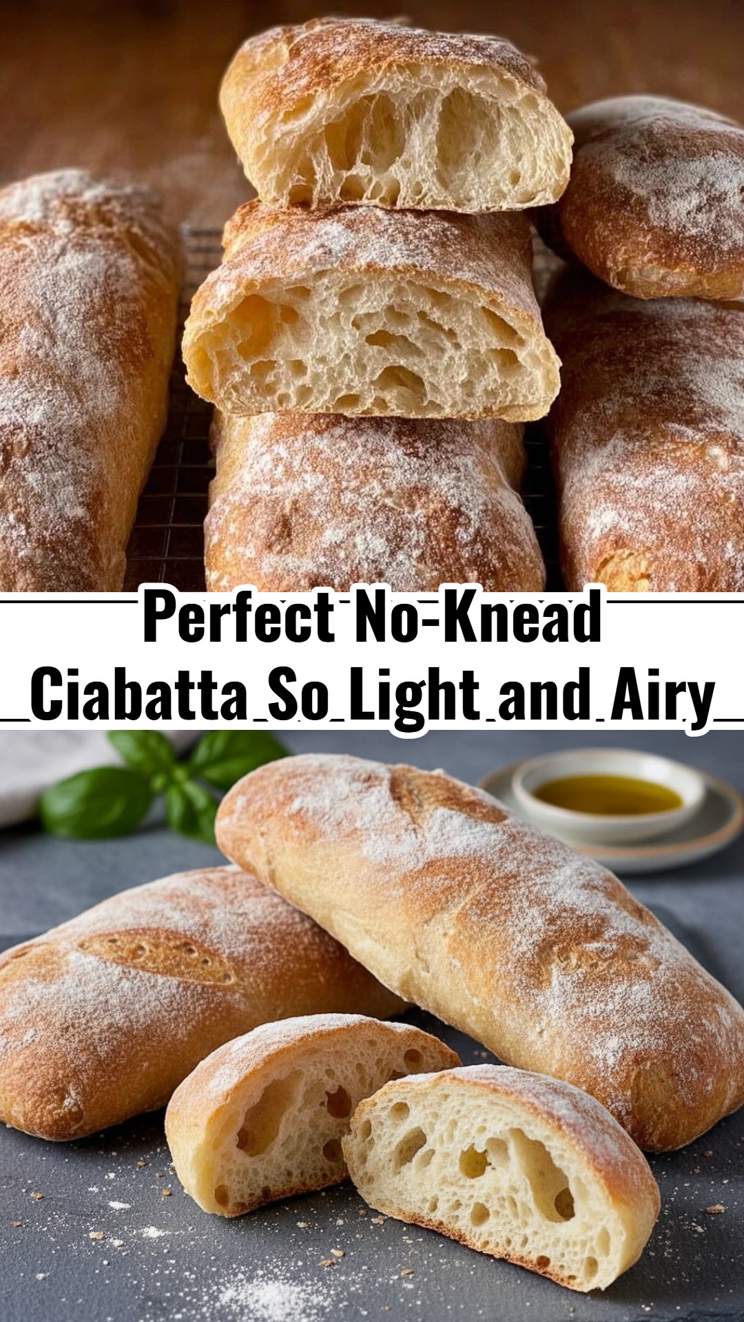 Easy No-Knead Ciabatta: Perfect for Family Friday Meals