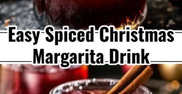 Easy Spiced Christmas Margarita: Festive Holiday Drink Recipe