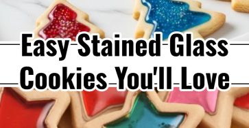 Easy Stained Glass Christmas Decorating Cookies Sweet Idea