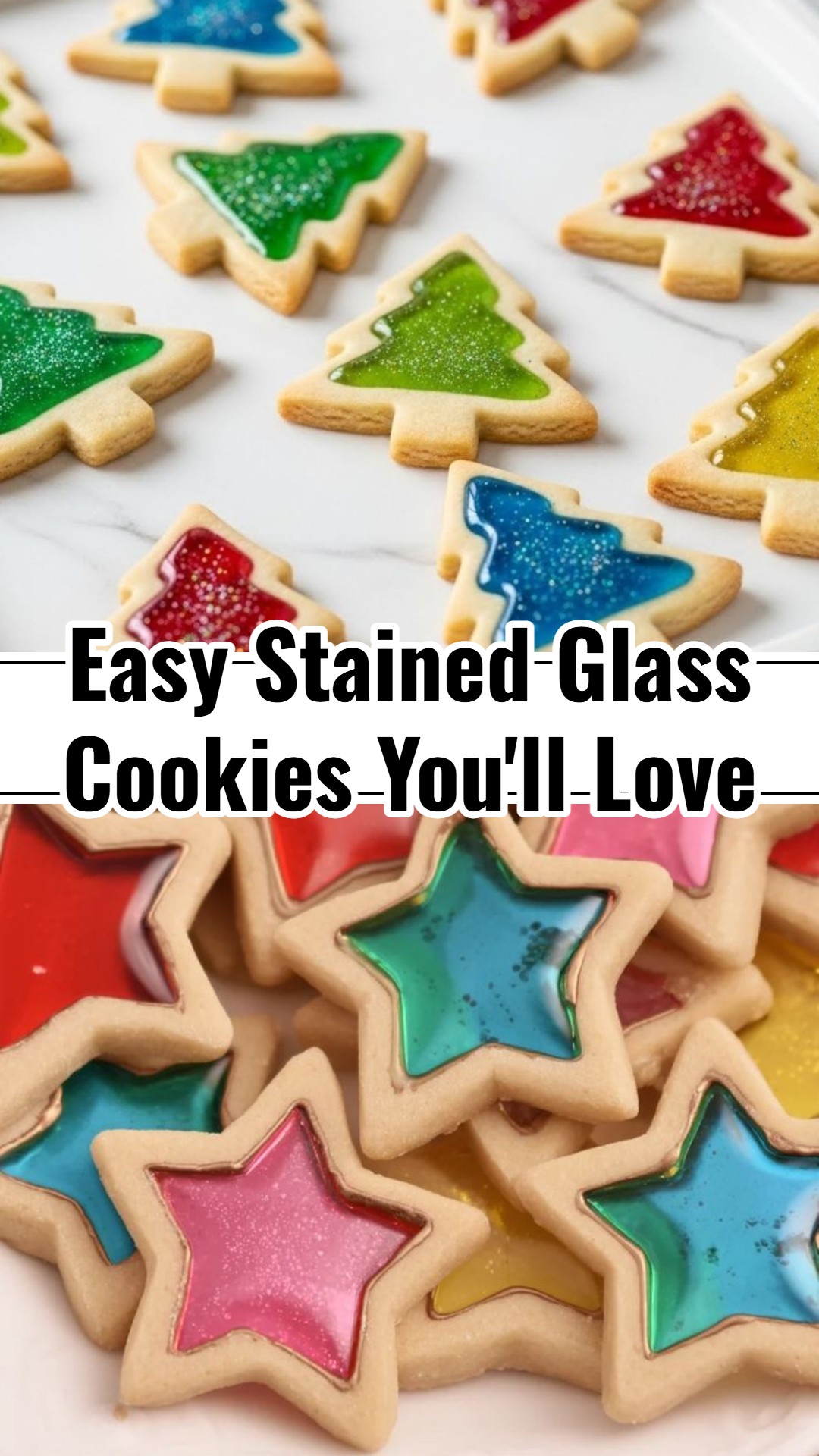 Easy Stained Glass Christmas Decorating Cookies Sweet Idea