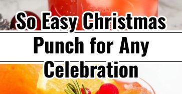 Easy White Christmas Sangria Punch Cranberry Rosemary Cinnamon
