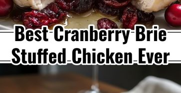 Fancy Cranberry Brie Chicken for Easy Holiday Dinners