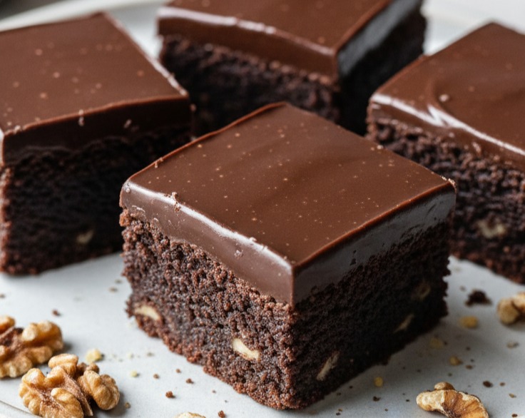 No Bake Brownies Chocolate Easy Recipes Healthy Desserts Ideas serving