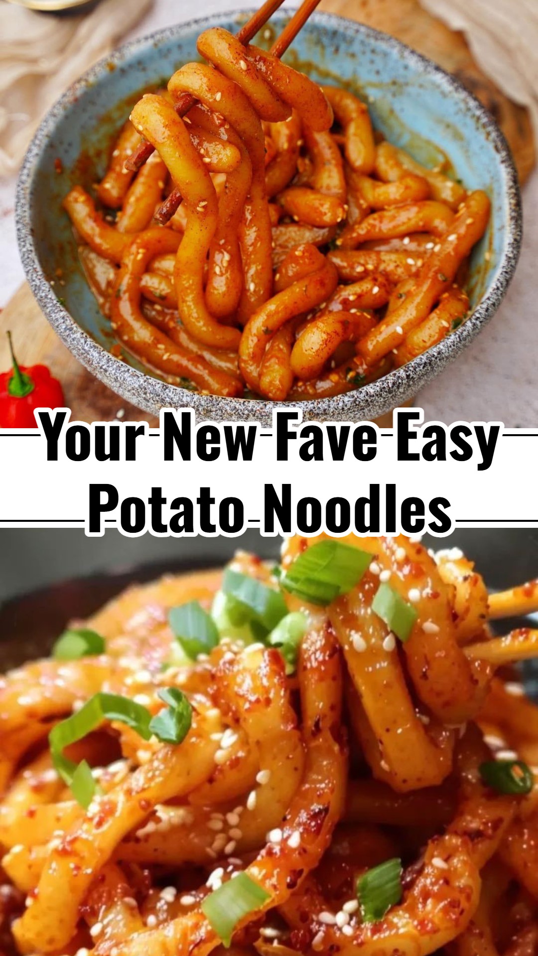 Tasty Easy Potato Noodles Dinner Snack & Ramen Inspiration