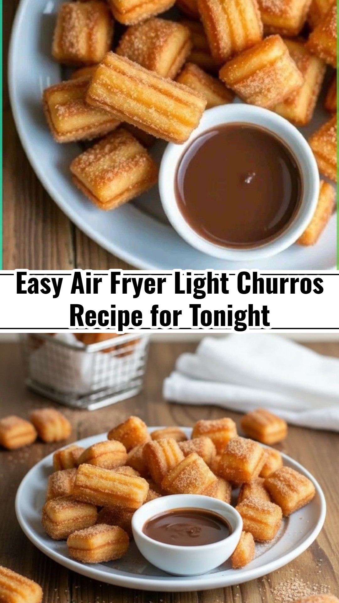 Air Fryer Light Churros Home Made Churros Quick Movie Snacks