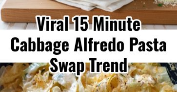 Cabbage Alfredo 15 Minute Meal Low Carb Pasta Keto Noodles