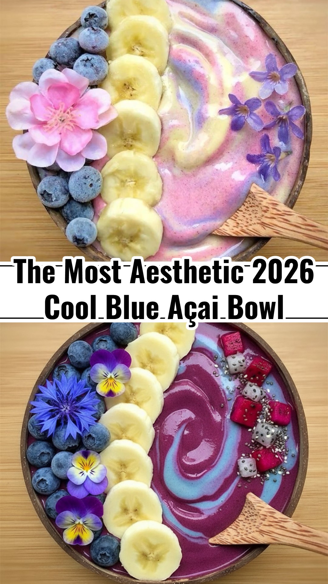 Cool Blue Açai Bowl High Protein Aesthetic Breakfast 2026 Trend